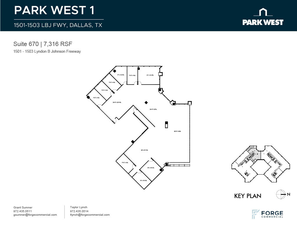 1501-1507 Lyndon B Johnson Fwy, Dallas, TX en alquiler Plano de la planta- Imagen 1 de 1