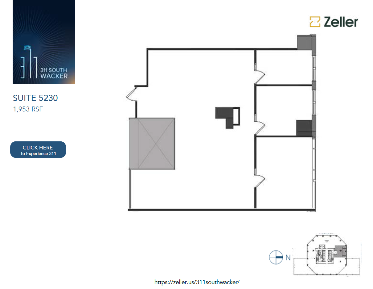 311 S Wacker Dr, Chicago, IL en alquiler Plano de la planta- Imagen 1 de 1