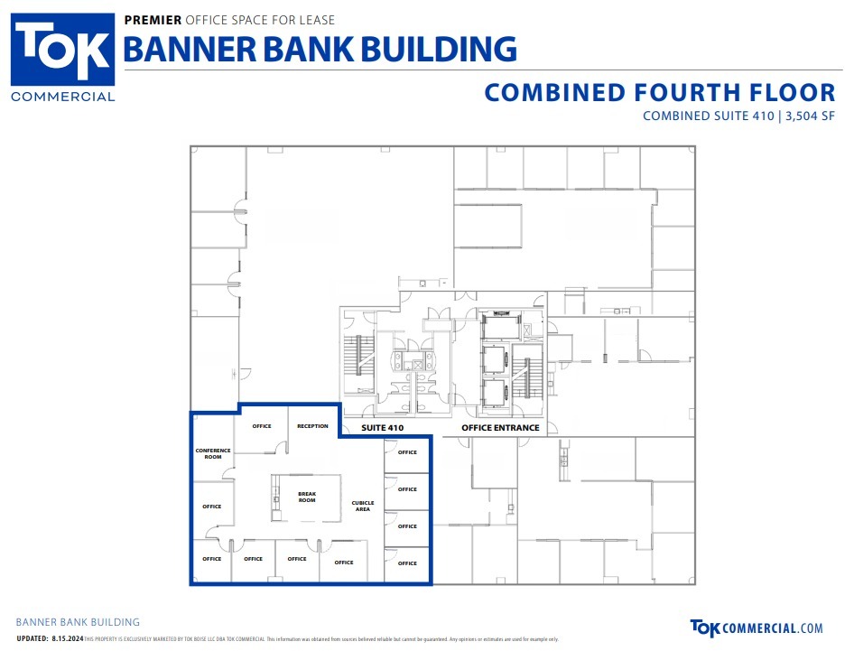 950 W Bannock St, Boise, ID en alquiler Plano de la planta- Imagen 1 de 1