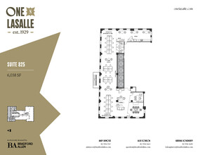 1 N La Salle St, Chicago, IL en alquiler Plano de la planta- Imagen 1 de 8