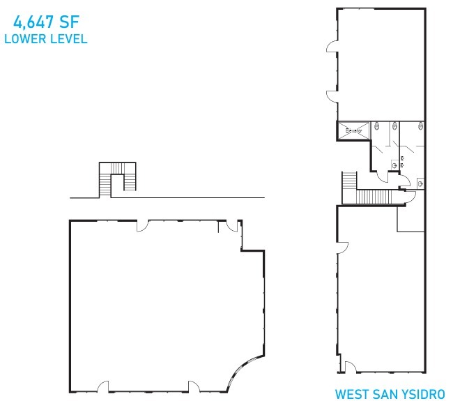 165 W San Ysidro Blvd, San Ysidro, CA en venta Plano de la planta- Imagen 1 de 1