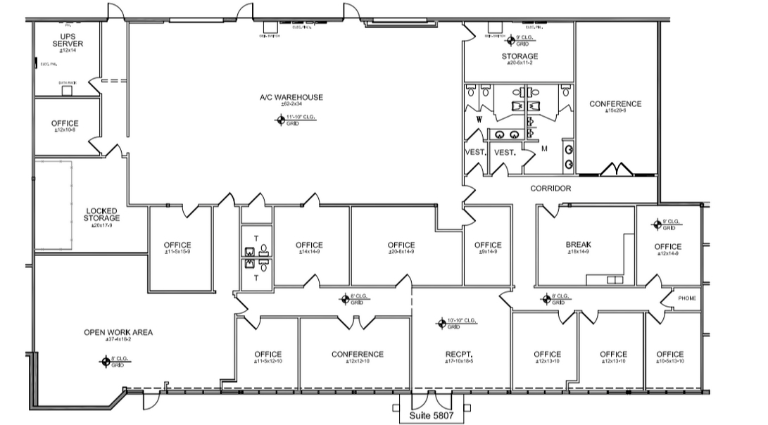 5801-5821 N Andrews Way, Fort Lauderdale, FL en alquiler Plano de la planta- Imagen 1 de 1