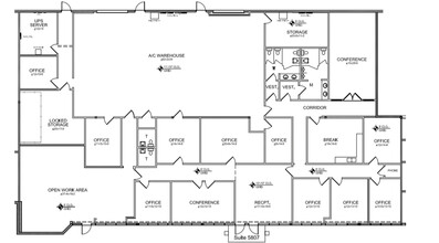 5801-5821 N Andrews Way, Fort Lauderdale, FL en alquiler Plano de la planta- Imagen 1 de 1