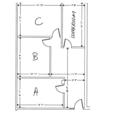 422 N Northwest Hwy, Park Ridge, IL en alquiler Plano de la planta- Imagen 1 de 1