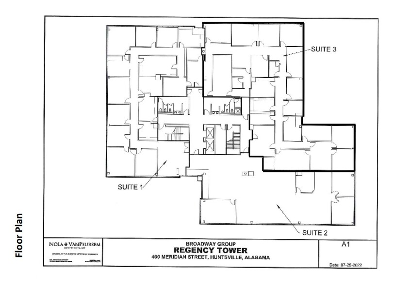 400 Meridian St, Huntsville, AL en alquiler - Plano de la planta - Imagen 3 de 3