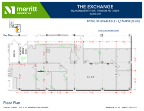 1122 Kenilworth Dr, Towson, MD en alquiler Plano de la planta- Imagen 1 de 1