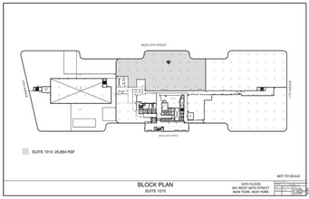 601 W 26th St, New York, NY en alquiler Plano de la planta- Imagen 2 de 5