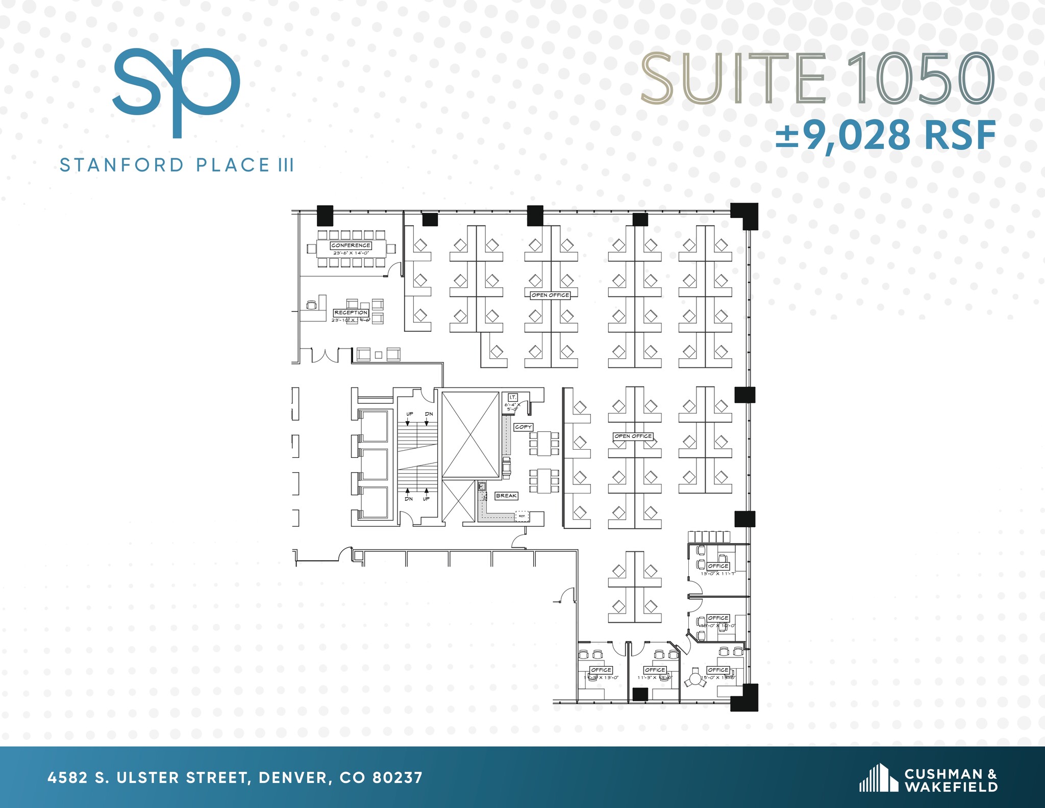 4582 S Ulster St, Denver, CO en alquiler Plano de la planta- Imagen 1 de 1