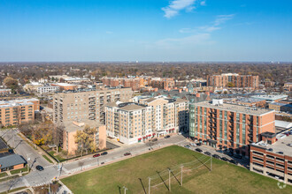 200 W Campbell St, Arlington Heights, IL - vista aérea  vista de mapa - Image1