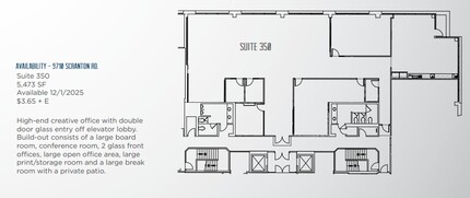 9710 Scranton Rd, San Diego, CA en alquiler Plano de la planta- Imagen 1 de 1