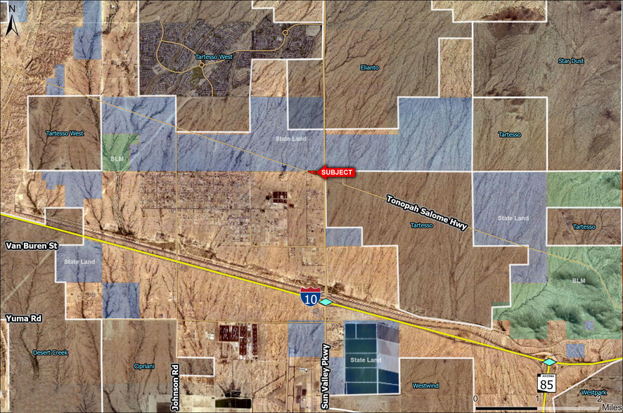 SEC McDowell Rd & Tonopah Salome Hwy, Buckeye, AZ en venta - Vista aérea - Imagen 2 de 4