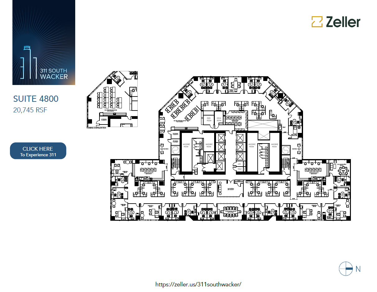 311 S Wacker Dr, Chicago, IL en alquiler Plano de la planta- Imagen 1 de 1