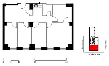 274 Madison Ave, New York, NY en alquiler Plano de la planta- Imagen 1 de 1