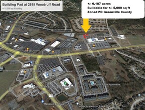 2819 Woodruff Rd, Simpsonville, SC - VISTA AÉREA  vista de mapa