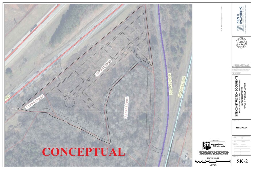 Hwy 29, Piedmont, SC en venta - Plano del sitio - Imagen 2 de 2