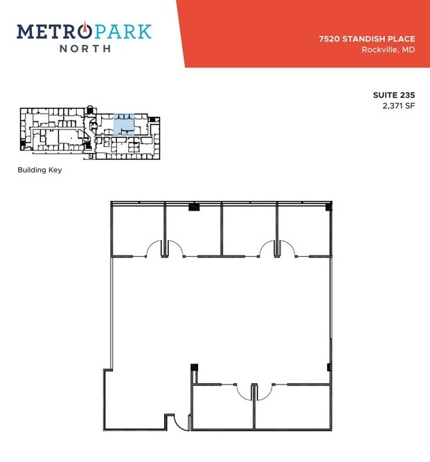 7529 Standish Pl, Rockville, MD en alquiler Plano de la planta- Imagen 1 de 1