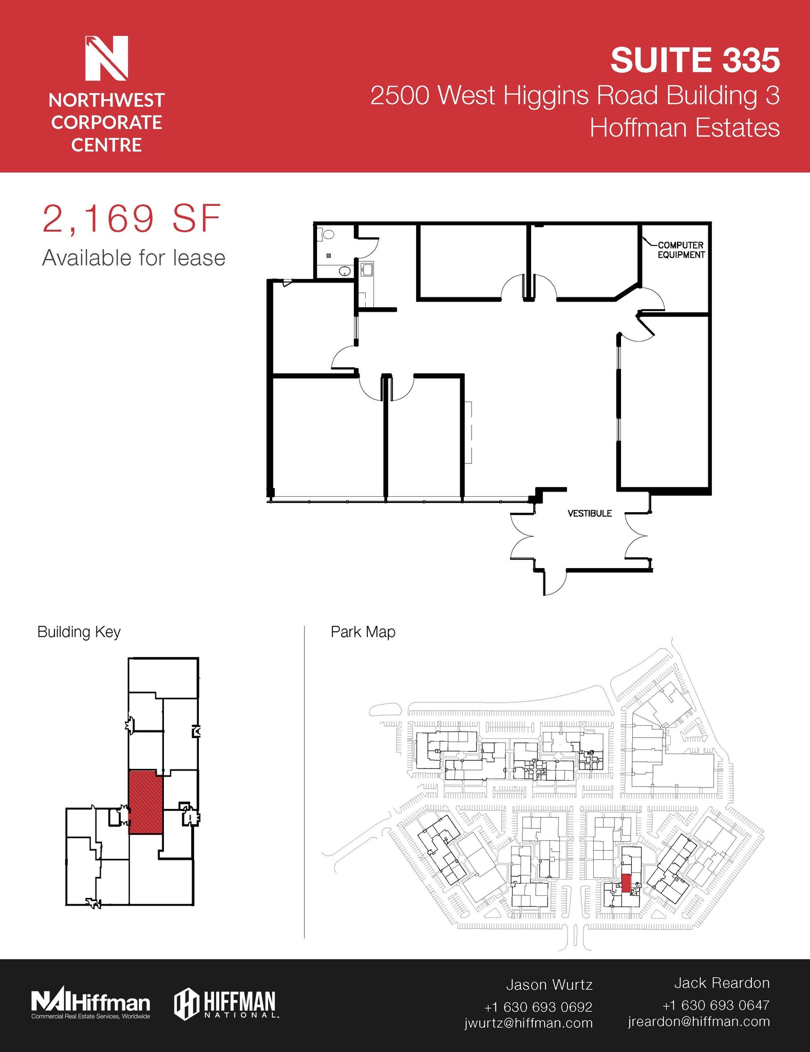 2500 W Higgins Rd, Hoffman Estates, IL en alquiler Plano de la planta- Imagen 1 de 1