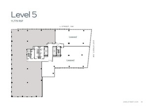 2100 L St NW, Washington, DC en alquiler Plano de la planta- Imagen 1 de 5