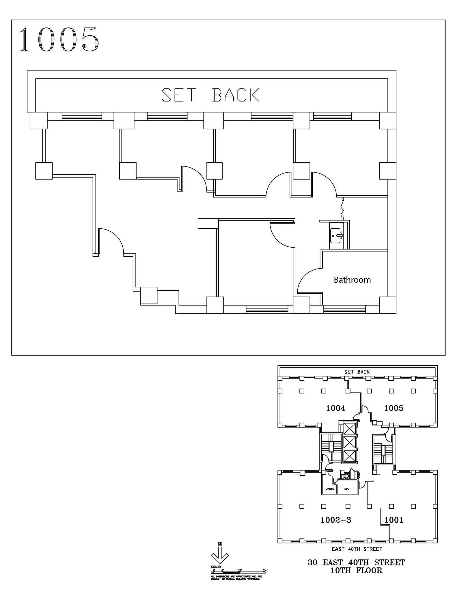 30 E 40th St, New York, NY en alquiler Plano de la planta- Imagen 1 de 1