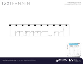 1301 Fannin St, Houston, TX en alquiler Plano de la planta- Imagen 1 de 2