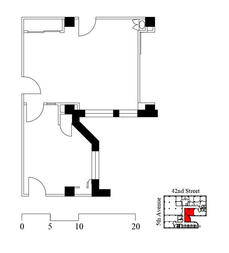 501 Fifth Ave, New York, NY en alquiler Plano de la planta- Imagen 1 de 1