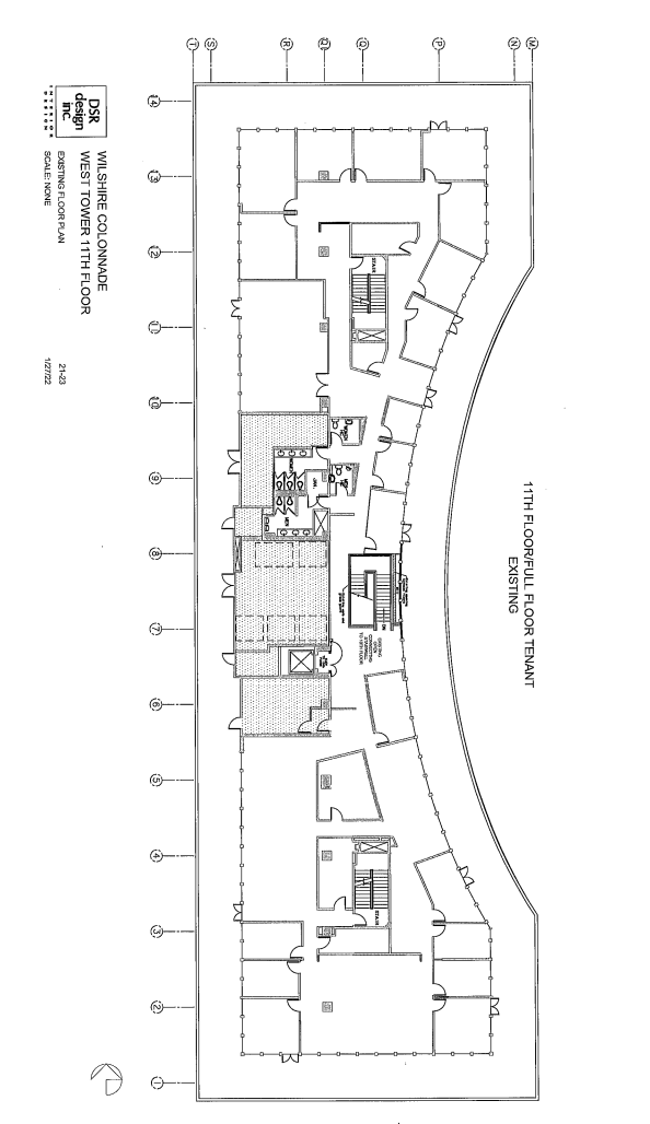 3701 Wilshire Blvd, Los Angeles, CA en alquiler Plano de la planta- Imagen 1 de 1