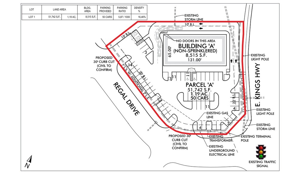 SWC E Kings Hwy & Regal Dr, Shreveport, LA en alquiler - Plano del sitio - Imagen 3 de 3