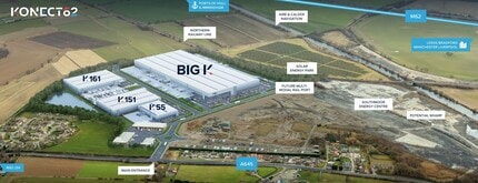 Weeland Rd, Knottingley en alquiler Vista aérea- Imagen 2 de 3