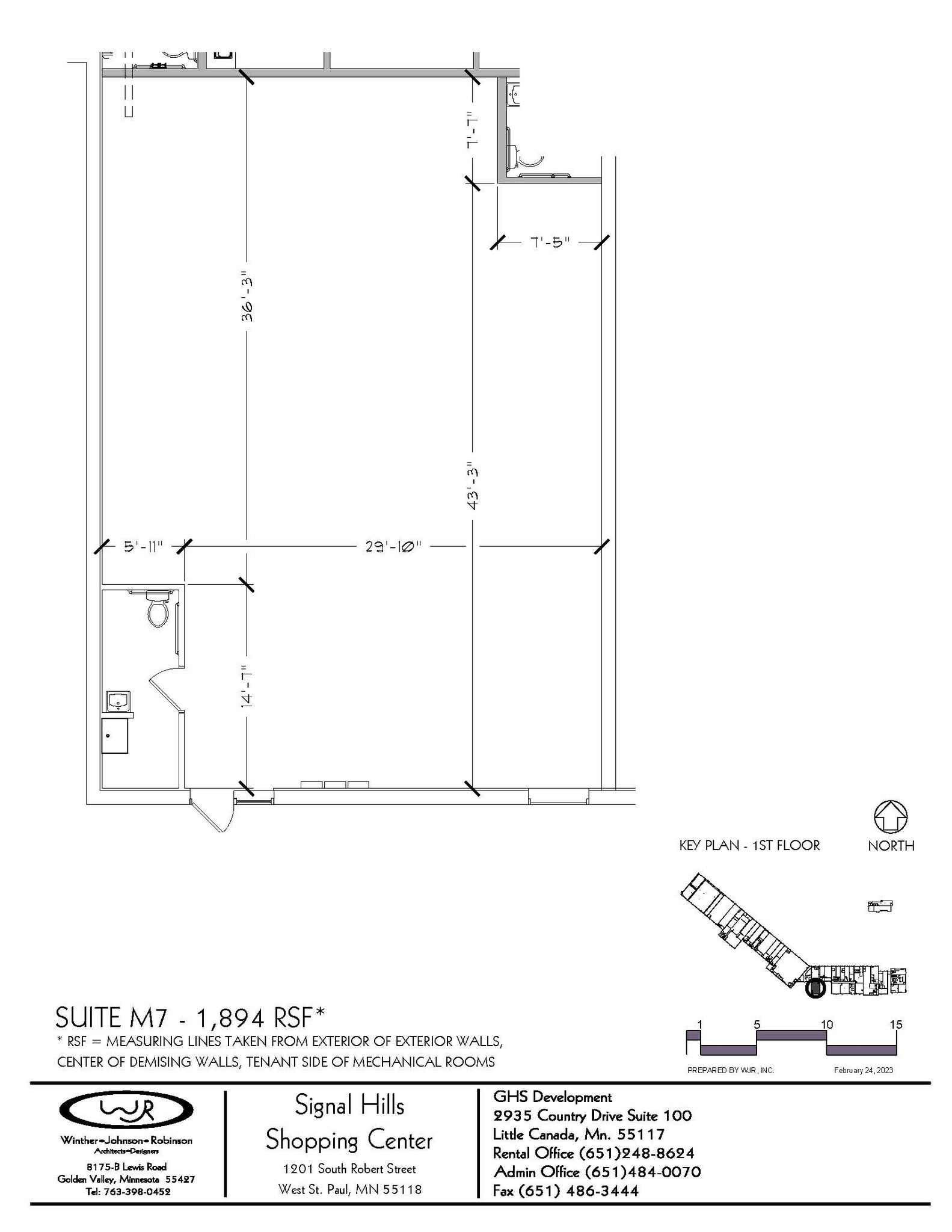 1201 Robert St S, West Saint Paul, MN en alquiler Plano de la planta- Imagen 1 de 2