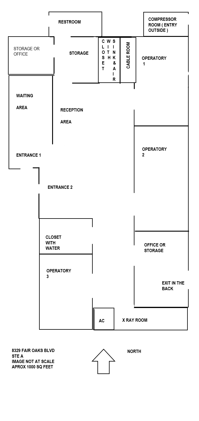 8329 Fair Oaks Blvd, Carmichael, CA en alquiler Plano de la planta- Imagen 1 de 1