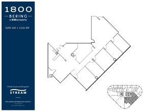 1800 Bering Dr, Houston, TX en alquiler Plano de la planta- Imagen 2 de 2