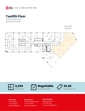 7910 Woodmont Ave, Bethesda, MD en alquiler Plano de la planta- Imagen 1 de 1