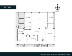 4221 Wilshire Blvd, Los Angeles, CA en alquiler Plano de la planta- Imagen 1 de 2