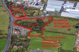 Fleetwood Road North, Thornton Cleveleys, LAN - Aérea vista de mapa