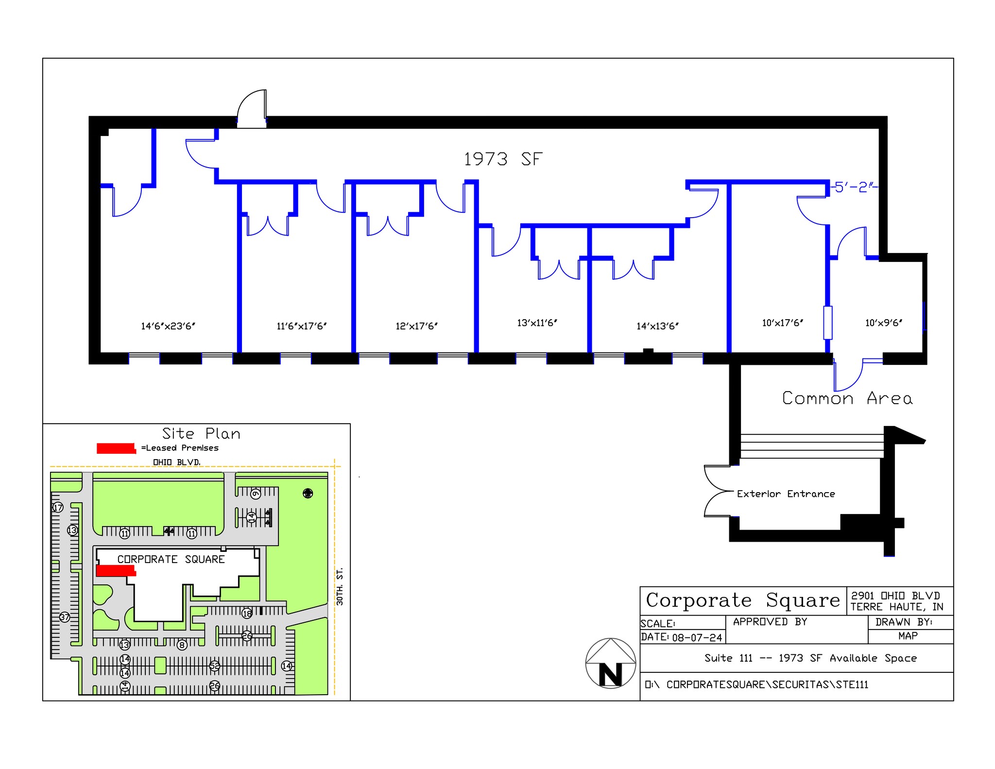 2901 Ohio Blvd, Terre Haute, IN en alquiler Plano del sitio- Imagen 1 de 1