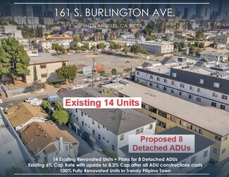 Más detalles de 161 S Burlington Ave, Los Angeles, CA - Edificio residencial en venta