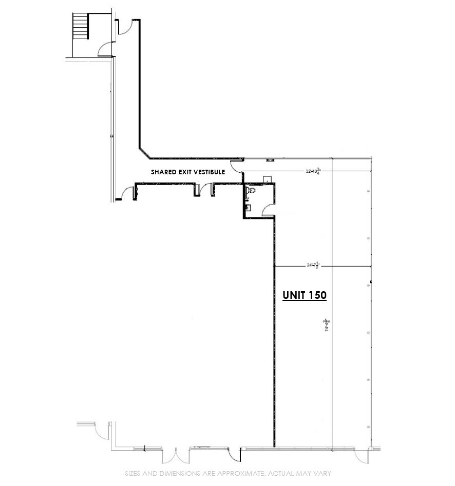 104-192 N Bolingbrook Dr, Bolingbrook, IL en alquiler Plano de la planta- Imagen 1 de 1