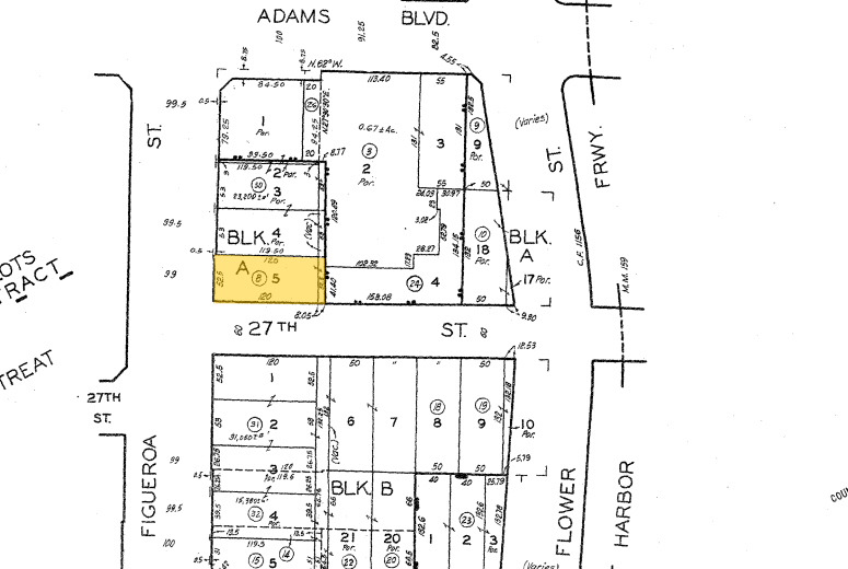 2626 S Figueroa St, Los Angeles, CA en alquiler - Plano de solar - Imagen 2 de 9