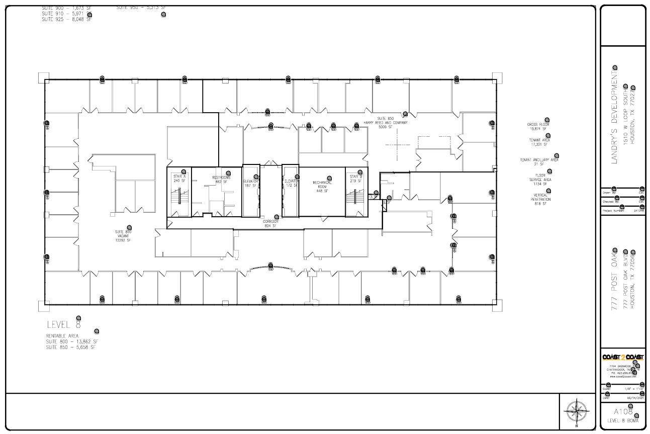 777 Post Oak Blvd, Houston, TX en alquiler Plano de la planta- Imagen 1 de 1