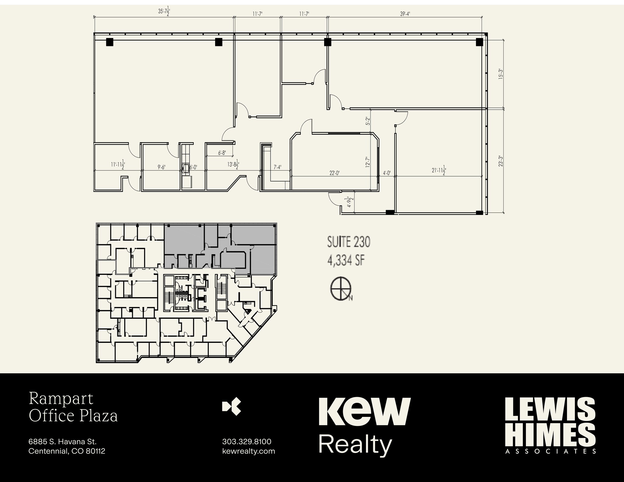 6855 S Havana St, Centennial, CO en alquiler Plano del sitio- Imagen 1 de 8