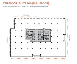 1850 M St NW, Washington, DC en alquiler Plano de la planta- Imagen 1 de 1