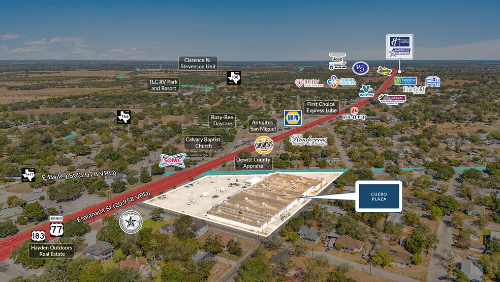 1100-1161 N Esplanade St, Cuero, TX en venta - Foto del edificio - Imagen 3 de 5