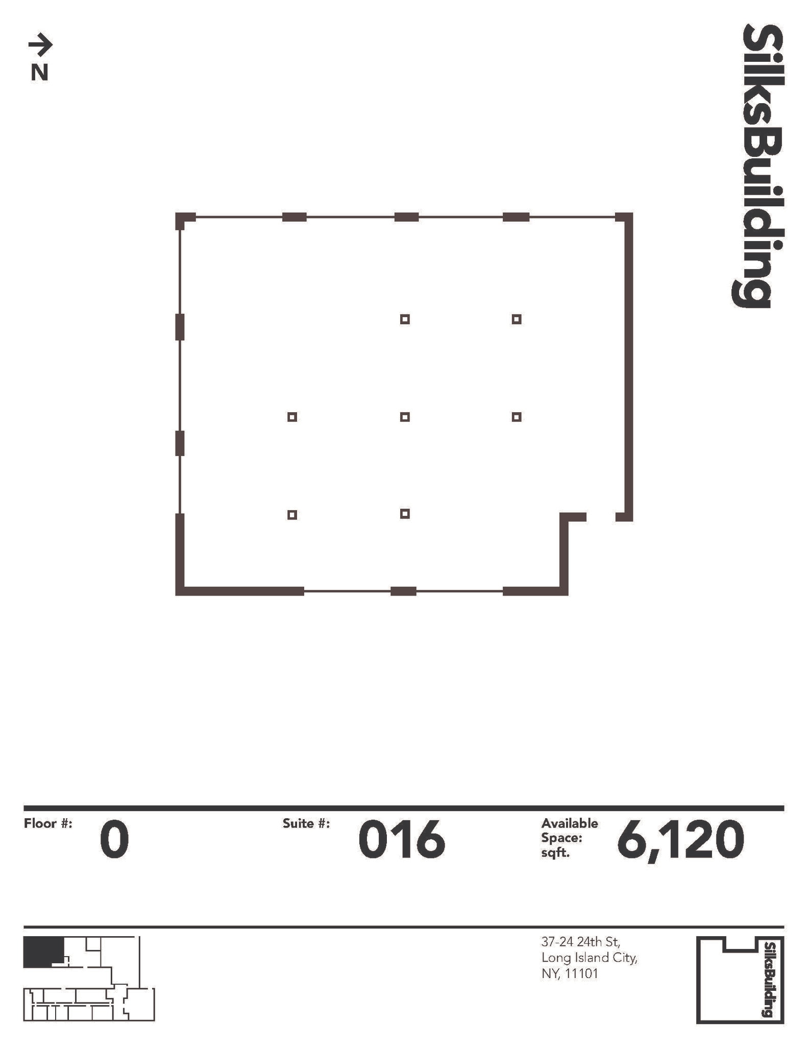 37-24 24th St, Long Island City, NY en alquiler Plano de la planta- Imagen 1 de 7