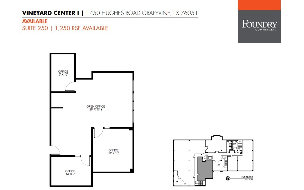 1450 Hughes Rd, Grapevine, TX en alquiler Plano de la planta- Imagen 1 de 1