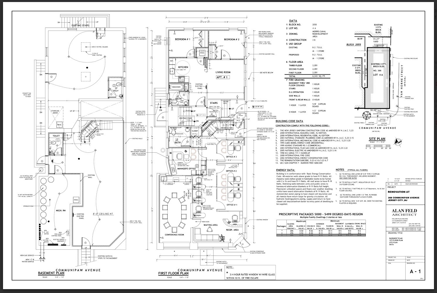 388 Communipaw Ave, Jersey City, NJ en alquiler Plano de la planta- Imagen 1 de 3