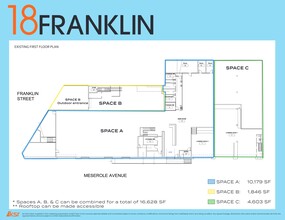 18 Franklin St, Brooklyn, NY en alquiler Plano del sitio- Imagen 2 de 2