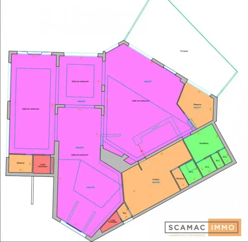 Local en Bonneuil-sur-Marne en venta Plano de la planta- Imagen 1 de 1