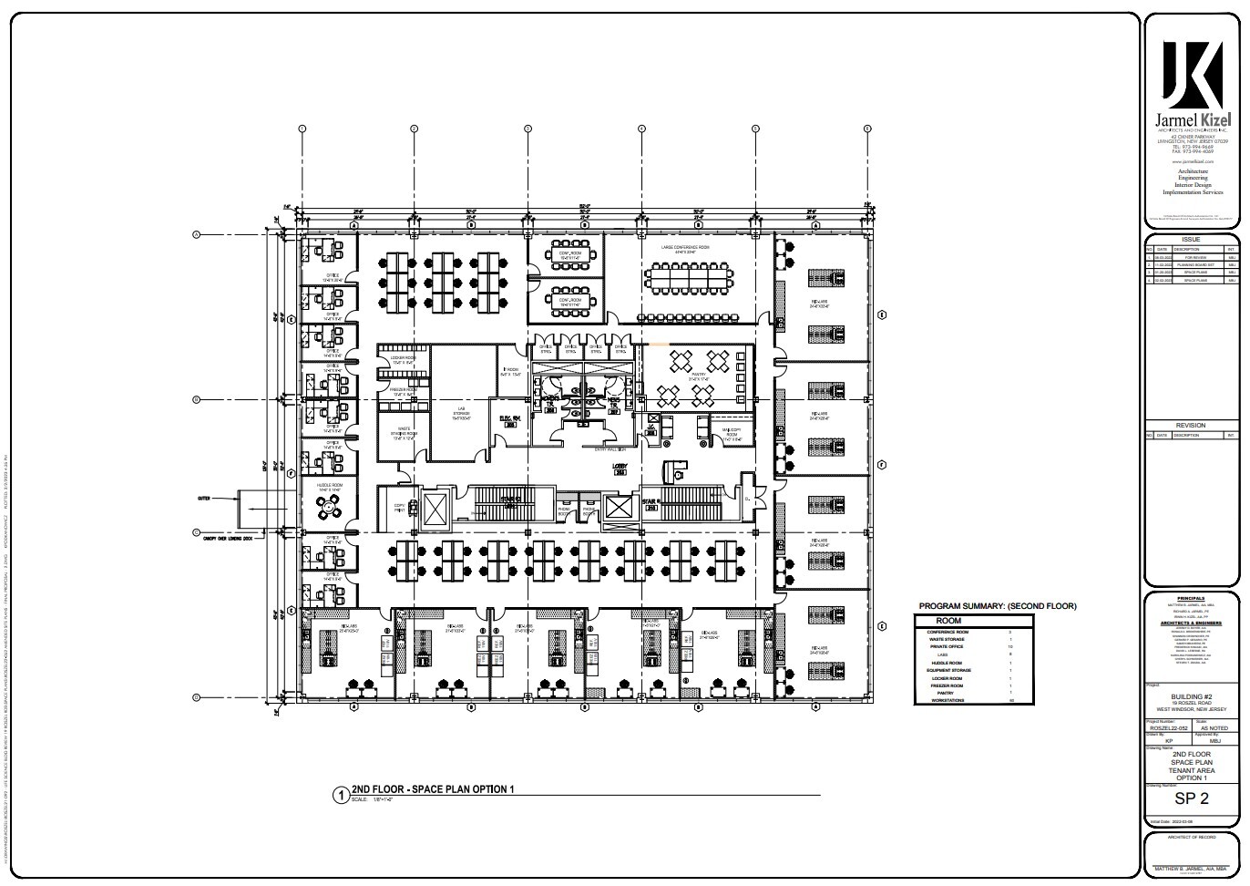 21 Roszel Rd, Princeton, NJ en alquiler Plano de la planta- Imagen 1 de 2