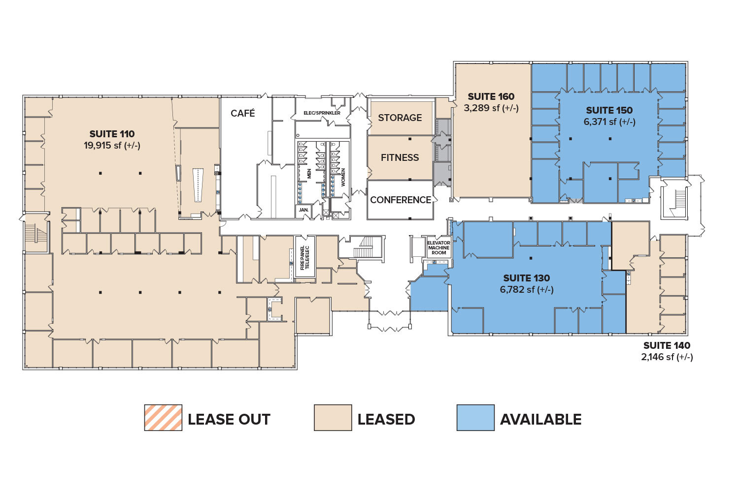 3040 Route 22 West, Branchburg, NJ en alquiler Plano de la planta- Imagen 1 de 1