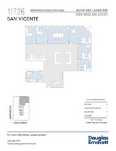 11726 San Vicente Blvd, Los Angeles, CA en alquiler Plano de la planta- Imagen 1 de 1